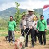 Manfaatkan Lahan Kritis, Polres Bondowoso Bersama Kodim 0822 Tanam Jagung Gelorakan Swasembada Pangan