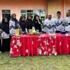 Rayakan HUT PGRI dan HGN, SDN 118/I Dusun Ampelu Gelar Potong Tumpeng