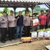 Polsek Krian Berikan Bantuan Bibit Jagung Dan Pupuk Untuk Dukung Program Ketahanan Pangan Nasional