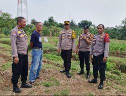 Polsek Kembangan Dukung Program Asta Cita Presiden, Observasi dan Siapkan Lahan Kosong Jadi Area Pertanian