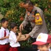 Dukung Generasi Cerdas, Polres Pacitan Bagikan Makanan Bergizi Gratis untuk Pelajar Sekolah Dasar