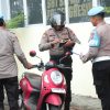 Penegakan Disiplin, Propam Polres Gresik Gelar Pengecekan Kelengkapan Kendaraan Pribadi