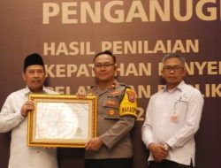 Polres Pamekasan Kembali Raih Penghargaan dari Ombudsman RI