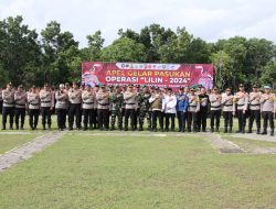 Kapolresta Tangerang Pimpin Apel Gelar Operasi Lilin Maung 2024