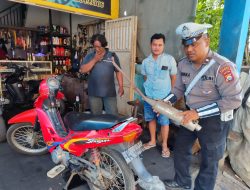 Sambangi Bengkel Motor, Polres Pelabuhan Tanjung Perak Imbau Tidak Layani Penggantian Knalpot Tidak Sesuai Spesifikasi Teknis