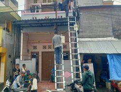 Cegah Peredaran Narkoba Polres Pelabuhan Tanjung Perak dan Pemkot Surabaya Pasangan Kamera CCTV Di Jalan Kunti