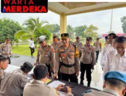 Polres OKI Gelar Pemeriksaan Senjata Api Personel Untuk Tingkatkan Kedisiplinan