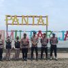 Liburan Tahun Baru, Destinasi Wisata Pantai Kota Tegal Ramai Pengunjung.