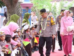 Menyongsong Generasi Emas 2045, Polres Blitar Resmikan TK Kemala Bhayangkari 45 Kalipang Lotim