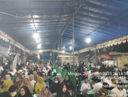 Warga Kampung Gundi Lapangan RT 02 bersama RT 10 Antusias Ikuti Peringatan Isra Miraj Nabi Muhammad SAW 1446 H