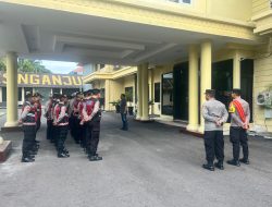 Polres Nganjuk Siapkan Ratusan Personel Amankan Long Weekend dan Cuti Bersama Imlek 2025