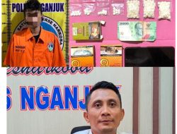Polisi Berhasil Ungkap Peredaran Okerbaya, Tersangka dan Ribuan Pil Dobel L Diamankan di Nganjuk