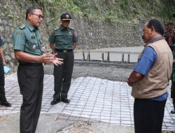 Tinjau Pra TMMD di Tulungagung, Kasrem 081/DSJ Puji Sasaran Beton Jalan