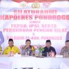 Polres Ponorogo Jalin Silaturahmi Dengan Perguruan Silat Ajak Jaga Kamtibmas