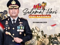 Kapolresta Sidoarjo Beserta Staf dan Bhayangkari Mengucapkan Selamat Hari Pers Nasional 2025