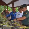 Perdana, Kodim 0830 Surabaya Tinjau Pelaksanaan Progam ” Makan Sehat Bergizi” di Wilayah Tambaksari.