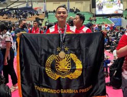 Anggota Polres Probolinggo Kota Raih Juara Satu Kasal Cup International Open Taekwondo Championship 2025