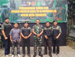Hadirkan Solusi Air Bersih, Kodim 0830/Surabaya Sukseskan Program Unggulan KASAD TNI AD Manunggal Air.