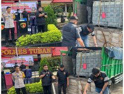 Polres Tuban Berhasil Gagalkan Penyalahgunaan BBM, Amankan 3,5 Ton Solar Bersubsidi