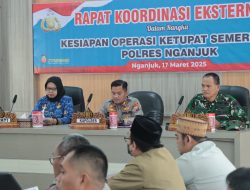 Polres Nganjuk Gelar Rakor Lintas Sektoral Jelang Operasi Ketupat Semeru 2025