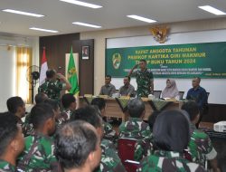 Kodim 0817/Gresik Gelar RAT PRIMKOP Kartika Giri Makmur Tutup Buku Tahun 2024
