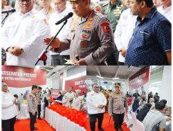 Kapolri Tinjau Bakti Kesehatan “Polri Untuk Masyarakat” di PT Tah Sung Hung, Brebes