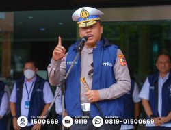 Kakorlantas Polri Melepas Tim Ekspedisi Mudik RRI 2025