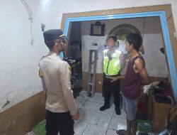 Upaya Atasi Kebocoran Gas berakhir Petaka. Ledakan Gas LPG, Responsif Polsek Genteng Amankan TKP, Lima Orang Terluka._