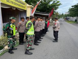 TNI – POLRI Bersinergi Laksanakan POSPAM Menjelang Idul Fitri Di Wilayah Blitar Raya
