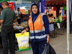 Bazar Murah Diserbu Warga : Terima Kasih TNI