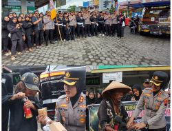 Gandeng Perguruan pencak silat dan Organisasi Masyarakat, Polres Semarang bagikan ribuan takjil.