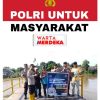 POLRI Untuk Masyarakat: Antisipasi Korban Jiwa, Polsek Rantau Alai Ogan Ilir Pasang Spanduk Peringatan di Jembatan Amblas