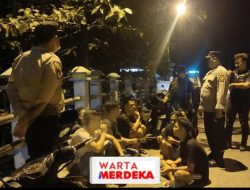 Polsek Pedamaran Gelar Ops Pekat, Sita Ribuan Petasan dan Miras Jelang Ramadhan