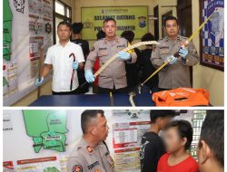 Polres Pelabuhan Tanjungperak Amankan 4 Remaja Bersajam dan Busur Panah Diduga Untuk Tawuran
