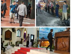 Polres Pamekasan Siagakan Personel di Gereja Pastikan Ibadah Paskah Aman