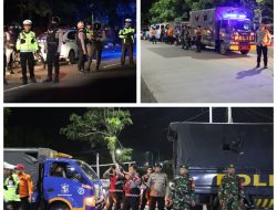 Long Weekend, Polres Pelabuhan Tanjung Perak Surabaya Gelar Patroli Skala Besar Gabungan TNI Polri.