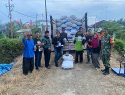 Babinsa Bungah Dampingi Penyerapan Gabah Petani Binaan