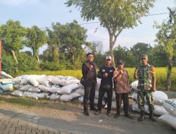 Penyerapan Gabah Petani di Bungah Didampingi Babinsa hingga Malam Hari