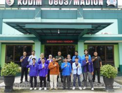 Dandim Diskusi dengan 7 Ketua BEM di Madiun, Bahas Revisi UU TNI dan Program TNI