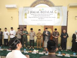 Perkuat Silaturahmi Polres Mojokerto bersama MUI Gelar Halal Bihalal
