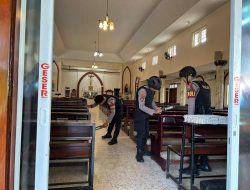 Amankan Ibadah Paskah, Polres Probolinggo Siagakan Personel di Gereja