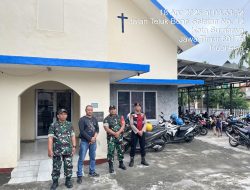 Polres Pelabuhan Tanjung Perak Gelar Pengamanan Serentak Ibadah Jumat Agung di Sejumlah Gereja di Surabaya