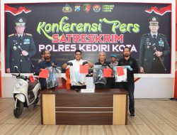 Polres Kediri Kota Berhasil Amankan Residivis Pencurian di Kamar Kos Yang Viral di Medsos