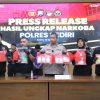 Polres Kediri Berhasil Gagalkan Peredaran Narkoba, Tiga Tersangka  dan Sabu Hampir 1 Kg Diamankan