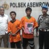 Polsek Asemrowo Amankan dua Residivis  Dari Amukan Masa Usai Curi Motor.