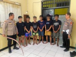 Polsek Kenjeran dan Masyarakat Berhasil Gagalkan Aksi Tawuran, 6 Remaja Diamankan