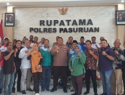 Polres Pasuruan Gelar Silaturahmi dengan Serikat Pekerja Jelang May Day