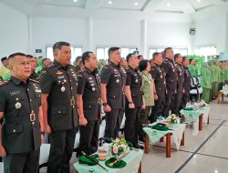 Komandan Kodim 0817/Gresik Hadiri Syukuran HUT ke-79 Persit Kartika Chandra Kirana di Surabaya