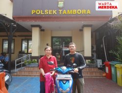 Terekam CCTV, Aksi Pencurian Motor di Tambora Berhasil Diungkap Polsek Tambora dalam Waktu Singkat