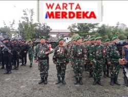 Dandim 0402/OKI Ikut Apel Pengamanan VVIP Saat Kunker Presiden RI di Sumsel